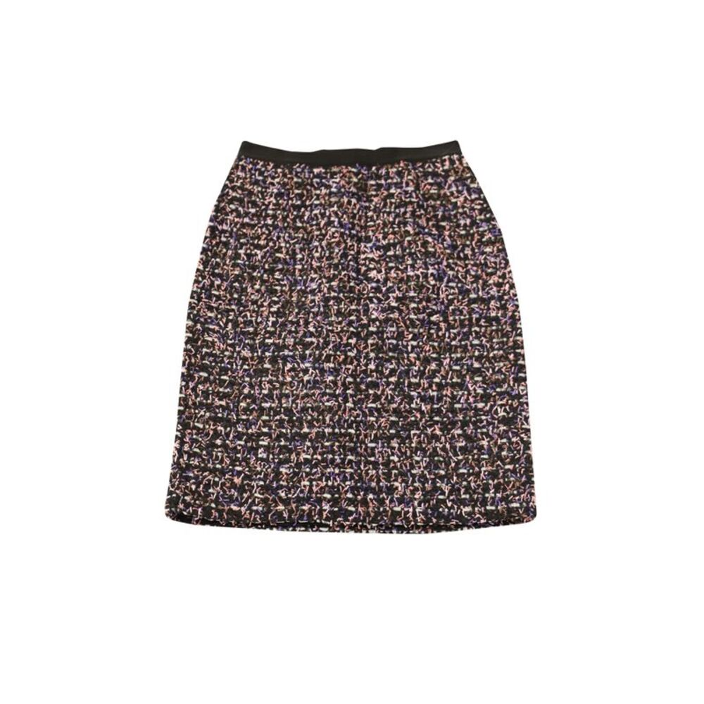 Giambattista Valli Tweed Midi Skirt in Multicolor Polyamide